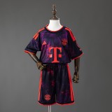 Kids Kit Bayern Munich 2026/27 Third Away Soccer Jersey size 16-28
