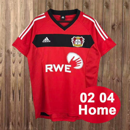 Retro Leverkusen 2002/24 Home Soccer Jersey Size S-2XL