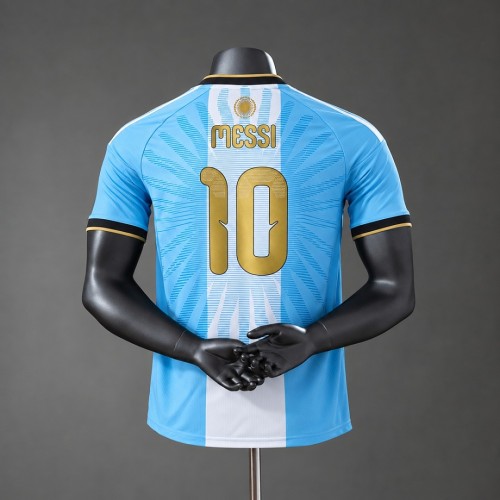 Argentina 2026  Messi Farewell Commemorative Player Version Jersey S-3XL