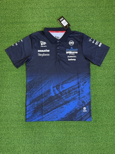 Williams F1 2026 Blue and Black POLO S-4XL