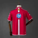 F1 Racing Scuderia Ferrari 2025 Red Knitted POLO S-5XL