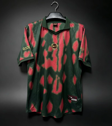 2026 Morocco x Travis Scott Cactus Jack Total 90 Retro Green And Red Jersey S-4XL