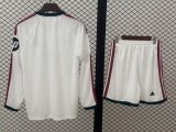 Mens Real Madrid 2026/27 Home Long Sleeve Adult Set S-2XL