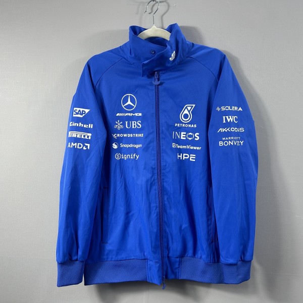 Mercedes 2026 F1 Blue Windbreaker S-3XL