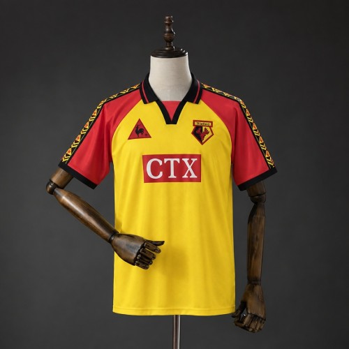 Retro 1998/99 Watford home socer jersey size S-2XL