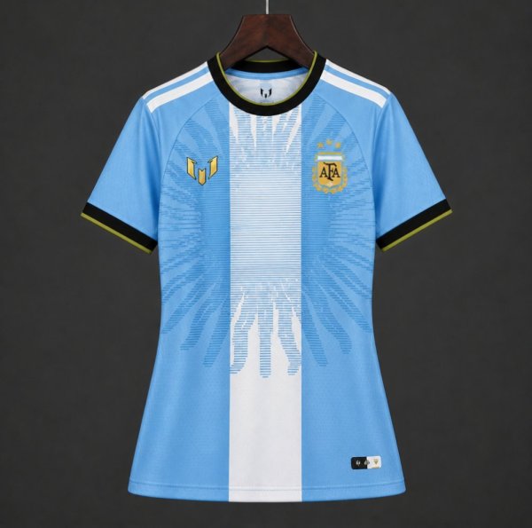 2026 Women Argentina Messi Farewell Commemorative Jersey S-2XL