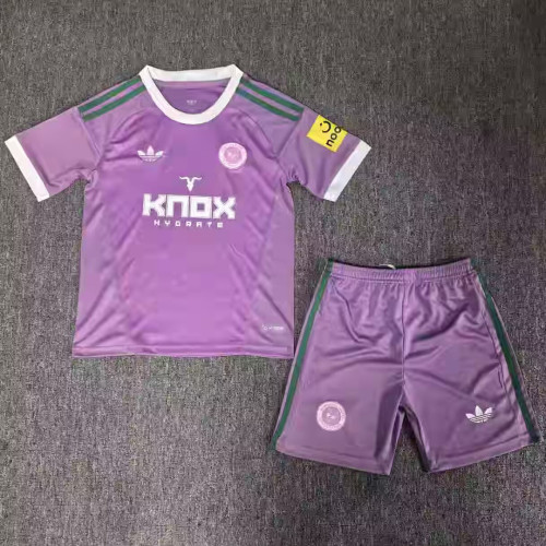 Kids Kit Newcastle United 2026/27 Purple Goakeeper Soccer Jersey Size 16-28