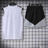 Real Madrid  2026/27 White And Black Vest  Suit Size S-2XL