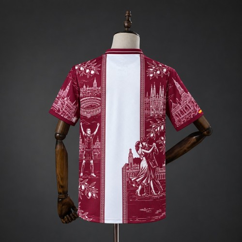 Spain 2026 Red and White Polo S-XXL