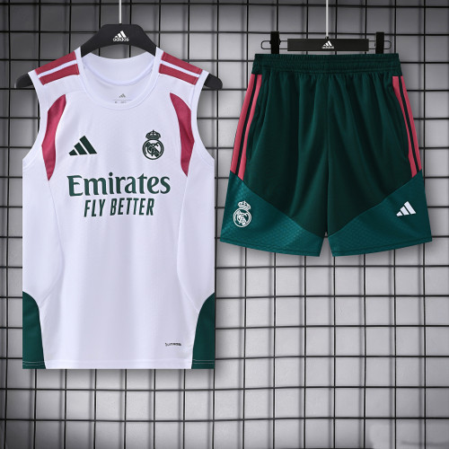 Real Madrid  2026/27 White Vest  Suit Size S-2XL