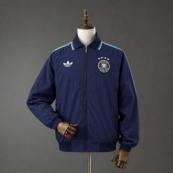 2026 Germany Navy Blue Jacket Windbreaker S-XXL