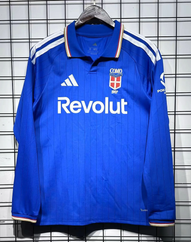 CComo 1907 2026/27 Home Long Sleeve soccer jersey Size S-4XL
