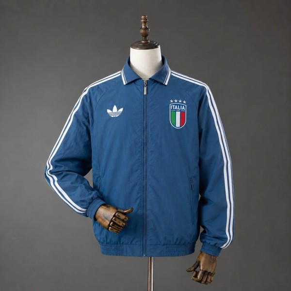 Italy 2026 Blue Jacket Windbreaker S-XXL