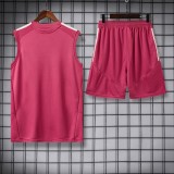 Real Madrid  2026/27 Pink Vest  Suit Size S-2XL