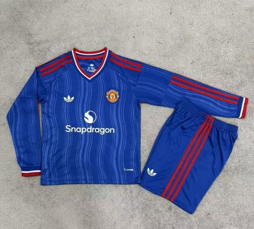 Manchester United  2026/27 Away Long Sleeve Kid Kits 16-28