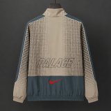 2026 England x Palace Training Khaki Grey Track Windbreaker