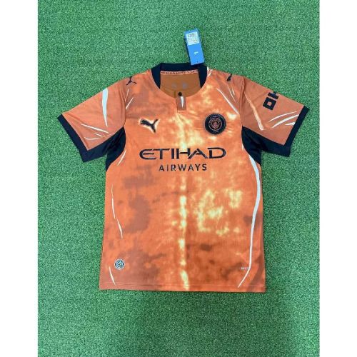 Manchester city 2026/27 Orange Goalkeeper soccer Jersey size S-4XL