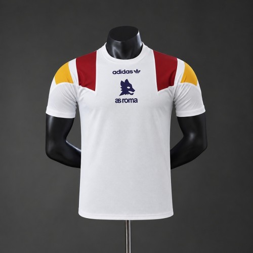 AS Roma 2026/27 EQT White Player Version Retro Model Jersey