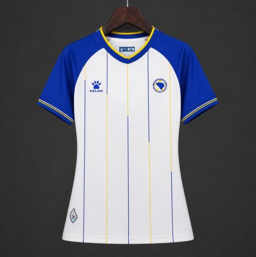 Women Bosnia and Herzegovina 2026  Away White Jersey