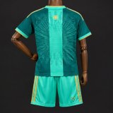 Kids Argentina 2026 Messi Farewell Commemorative Green Jersey 16-28