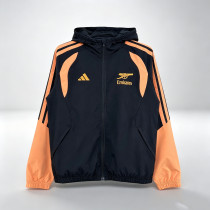 Arsenal 2026/27 Black  Windbreaker Jacket Size S-2XL