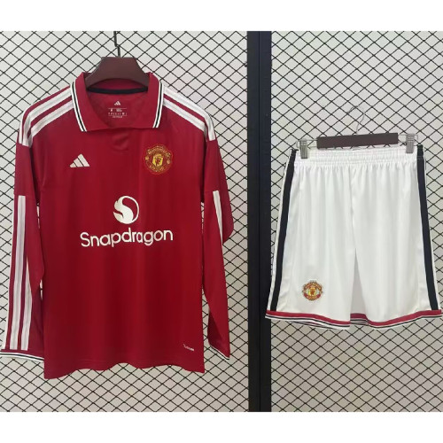 Manchester United  2026/27 Home Long Sleeve Adult Suit Size S-2XL