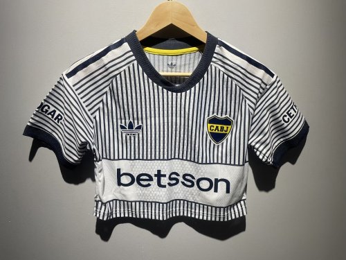Women's Crop Top  2026/27 Boca Junior Away Jersey S-2XL