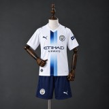 Kids Kit Manchester city 2026/27 Third Away Soccer Jersey size 16-28