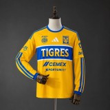 Tigres UANL 2026/27 Home Long Sleeve Soccer Jersey Size S-4XL