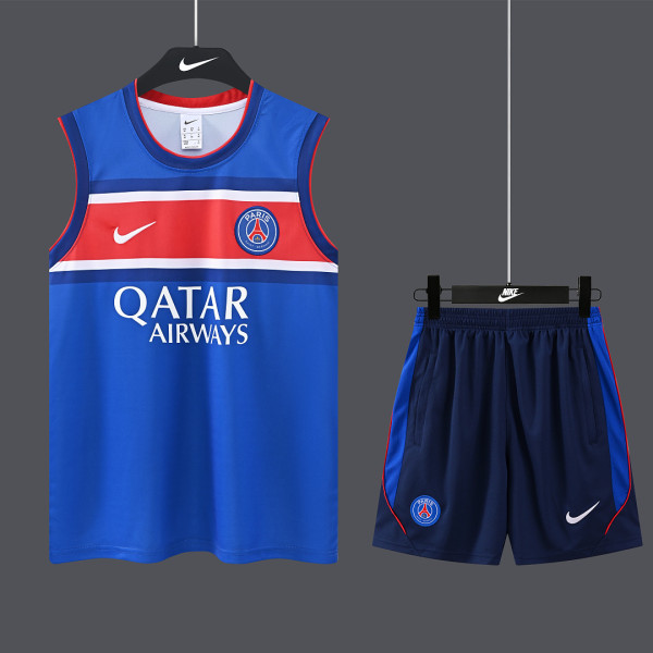 PSG 2026/27 Blue Vest  Suit Size S-2XL