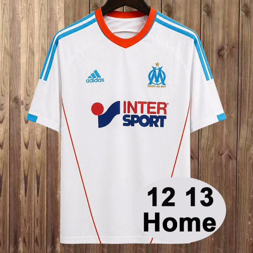 Retro Olympique de Marseille 2012/13 Home Soccer Jersey Size S-2XL