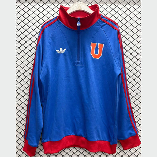 Universidad de Chile 2026/27 Blue  half zip Training Size S-2XL
