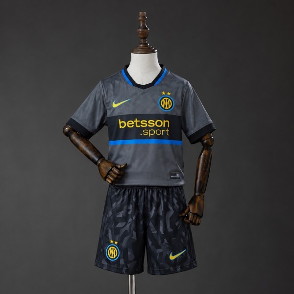 Kids Kit Inter Milan 2026/27 Third  Away Soccer jerseys Size 16-28