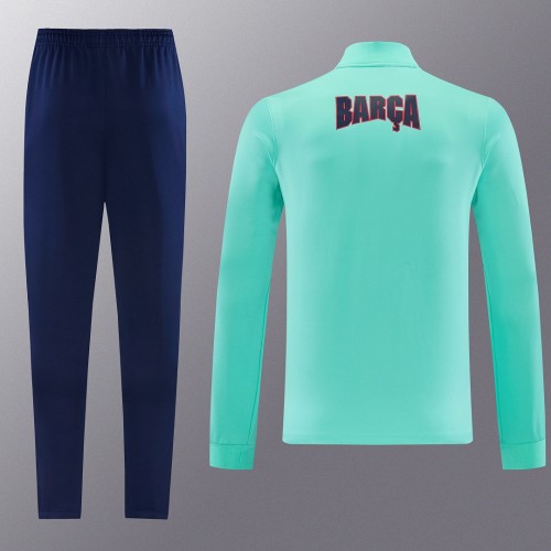 Barcelona 2026/27Light Green Long Sleeve Jacket suit S-XXL