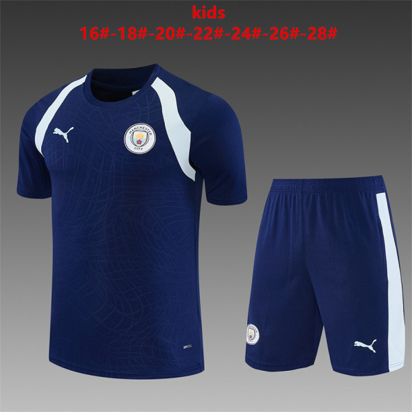 Manchester city 2026/27 Navy Blue Training Kid Kit size 16-28