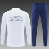 PSG 2026/27 White Half zipper Training Suit S-2XL