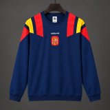 2026 Spain EQT Navy Blue Long Sleeve Sweatshirt S-3XL