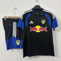 Leeds United 2026/27 Black POLO Suit Size S-2XL