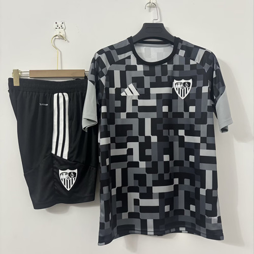 Sevilla FC 2026/27 black gray Pre-Match Training Suit Size S-2XL