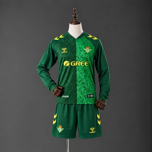 Real Betis 2026/27 Away Long Sleeve Kids kit   Size16-28