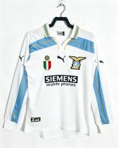 Retro Lazio  2000-01 away long sleeve soccer jerseys