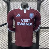 Aston Villa 2026/27 Home  Player version Long Sleeve Soccer jersey S-2XL