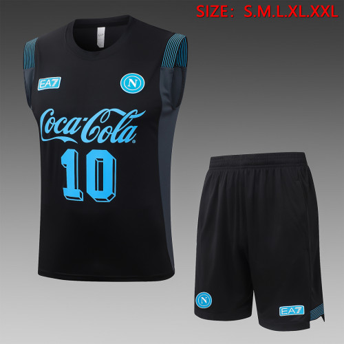 SSC Napoli 2026/27 Black Vest Suit size S-2XL