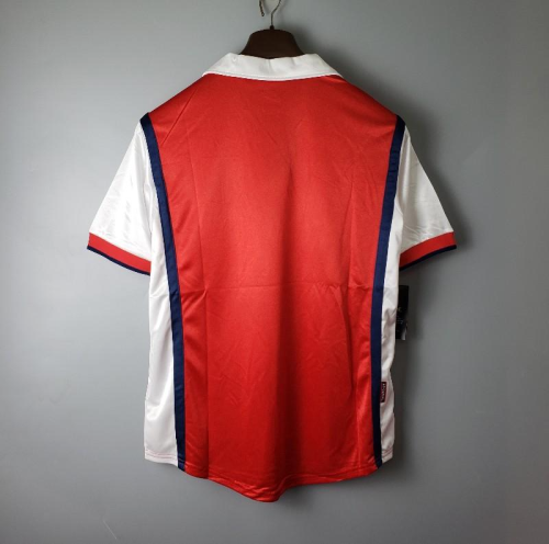 Arsenal Retro Jersey 1998 Home Football Jersey Soccer Shirt