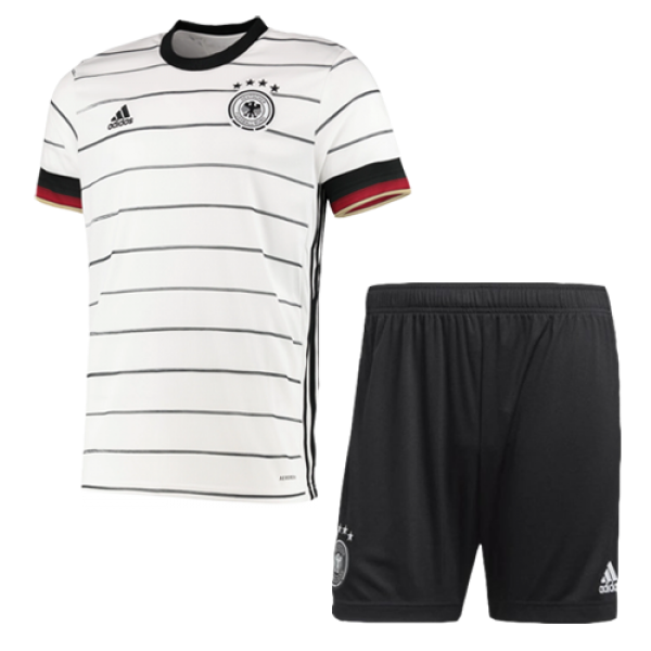 Germany Youth 19 21 Home Football Jersey Kit Soccer Boys Training Shirt Pants For Kids