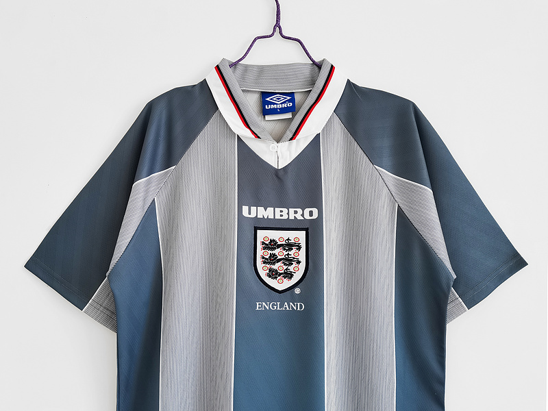 England Retro Jersey 1996 Away Football Jersey Soccer Shirt