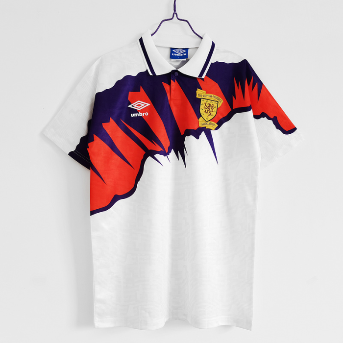 22.00 - Scotland Retro Jersey 1991/93 Away Football Jersey Soccer Shirt 
