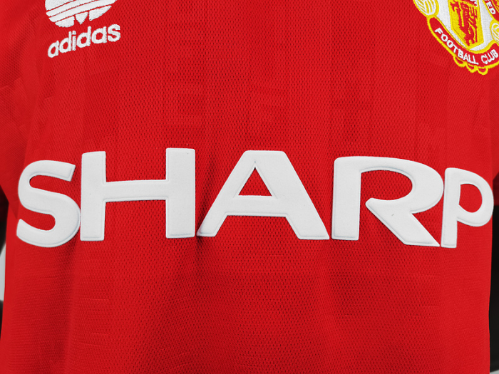 Man United Retro Jersey 1988 Home Football Jersey Soccer Shirt