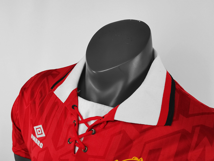 Man United Retro Jersey 1992/94 Home Football Jersey Soccer Shirt