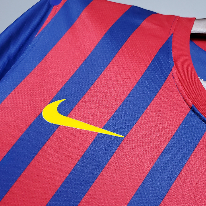 Barcelona Retro Jersey 2011/12 Home Football Jersey Soccer Shirt